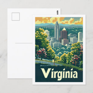 Virginia USA Beroemde Reisplaats Briefkaart