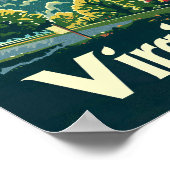 Virginia USA Beroemde Reisplaats Poster (Hoek)