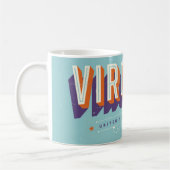 Virginia USA Vintage Postkaart Mok (Links)