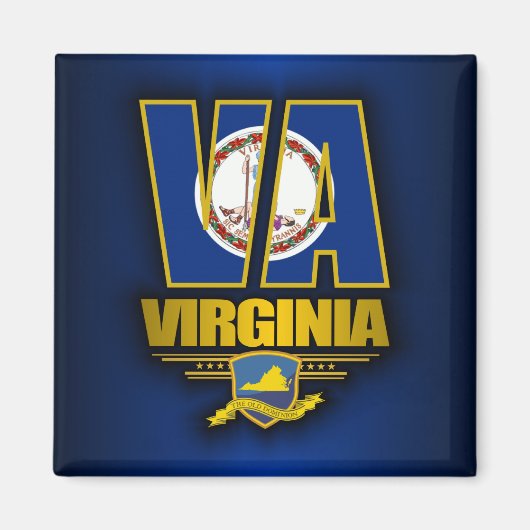 Virginia (VA) Magneet (Voorkant)