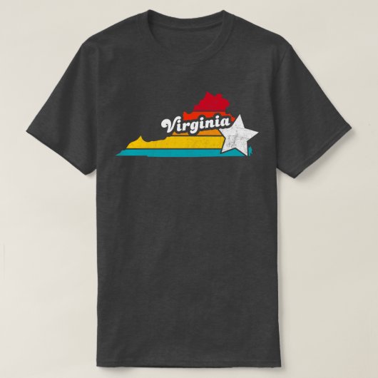 Virginia  Verdrietig Souvenir T-shirt (Design voorkant)