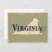 Virginia, Verenigde Staten Briefkaart (Voorkant / Achterkant)