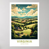 Virginia Verenigde Staten Travel Print (Voorkant)