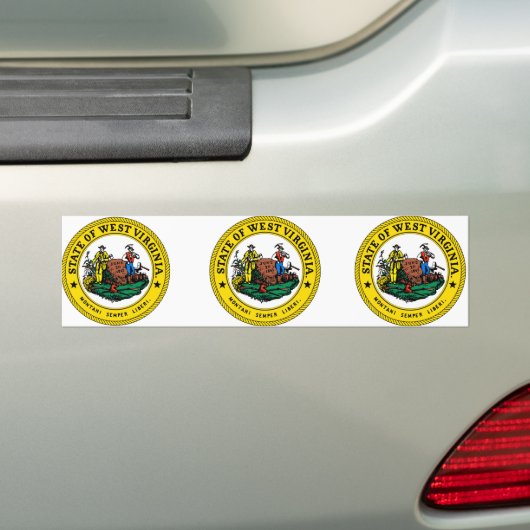 Virginia, Verenigde Staten van Amerika Bumpersticker (Op auto)