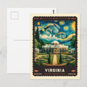 Virginia | Vincent van Gogh geïnspireerd Briefkaart (Voorkant / Achterkant)