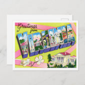 Virginia Vintage Big Letters Briefkaart (Voorkant / Achterkant)