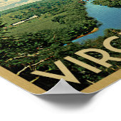 Virginia Vintage Travel Poster James (Hoek)