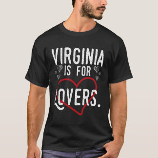 Virginia Virginia is 4 afdrukken T-shirt