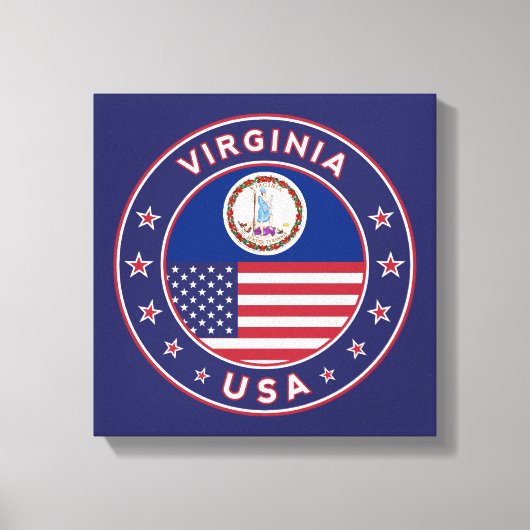 Virginia, Virginia poster, Virginia canvas Afdruk (Voorkant)