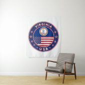 Virginia, Virginia poster, Virginia canvas Wandkleed (In situ)