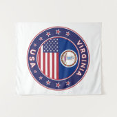 Virginia, Virginia poster, Virginia canvas Wandkleed (Voorkant (horizontaal))