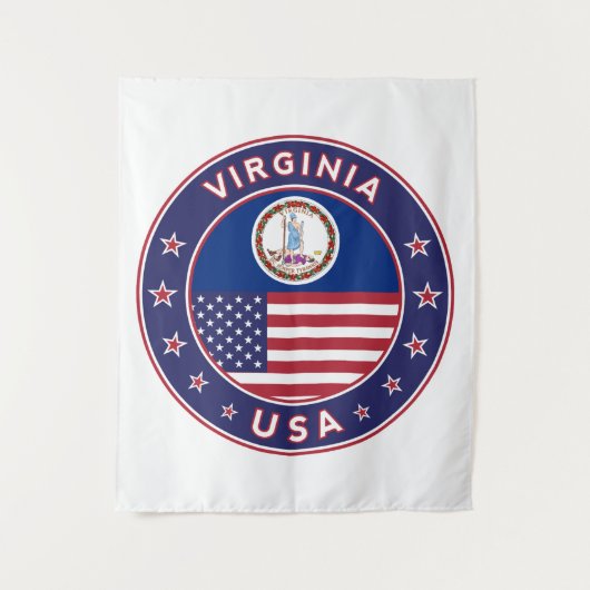 Virginia, Virginia poster, Virginia canvas Wandkleed (Voorkant)