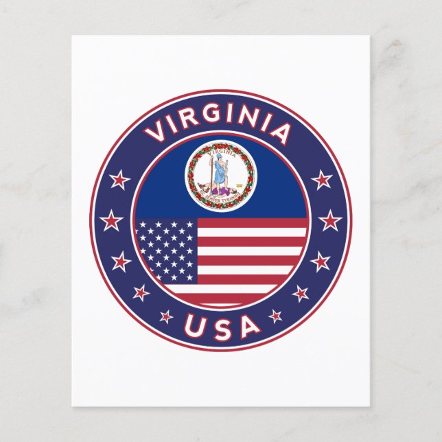Virginia, Virginia sticker, telefoonzaak, canvas t (Voorkant)