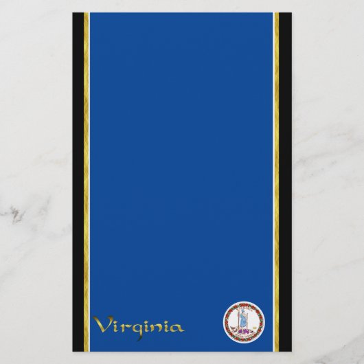 Virginia vlag briefpapier (Voorkant)