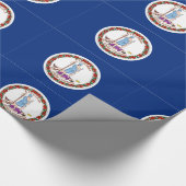 Virginia-vlag Cadeaupapier (Hoek)