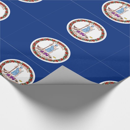 Virginia-vlag Cadeaupapier (Hoek)