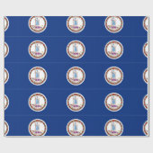 Virginia-vlag Cadeaupapier (Vlak)