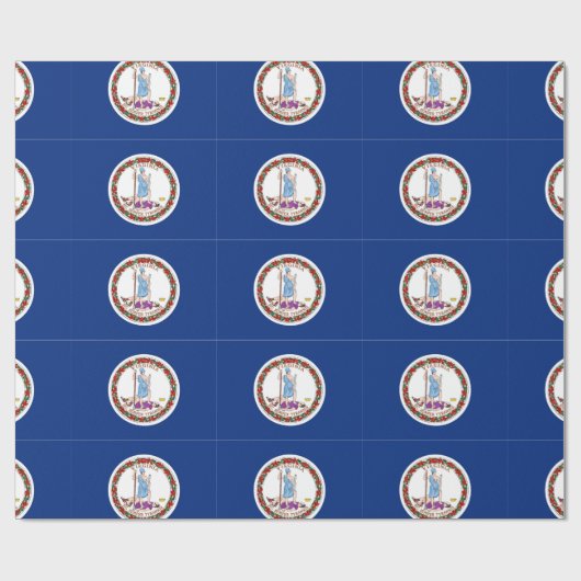 Virginia-vlag Cadeaupapier (Vlak)