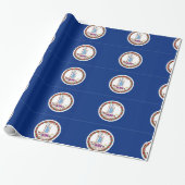 Virginia-vlag Cadeaupapier (Uitgerold)