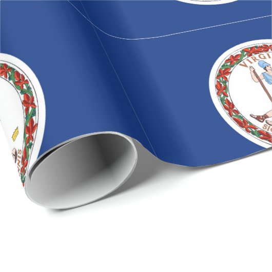 Virginia-vlag Cadeaupapier (Rol Hoek)
