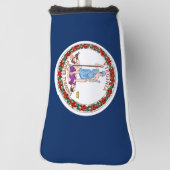 Virginia vlag golfheadcover (Draai 90)