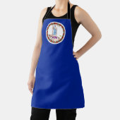 Virginia vlag schort (Insitu)