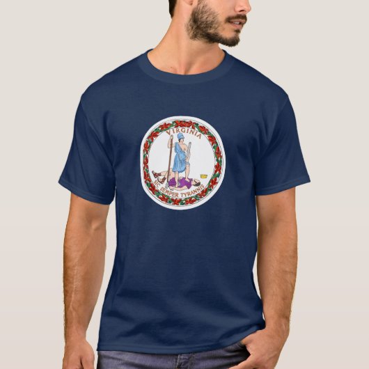 Virginia vlag t-shirt (Voorkant)