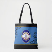 Virginia vlag tote bag (Voorkant)
