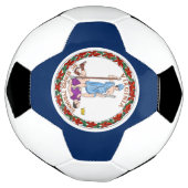 Virginia vlag voetbal (Gedraaid)