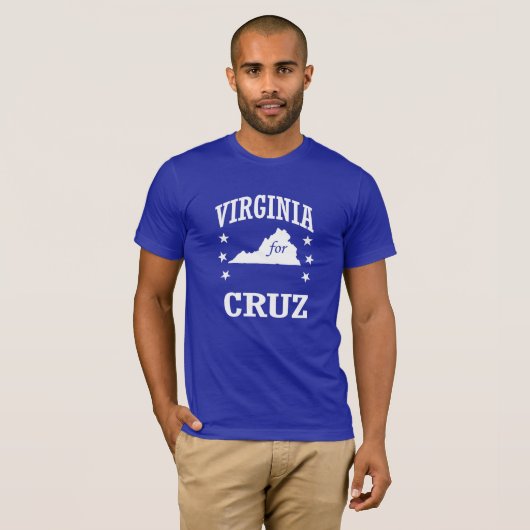 VIRGINIA VOOR TED CRUZ T-SHIRT (Voorkant volledig)
