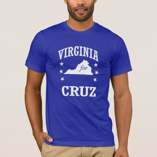 VIRGINIA VOOR TED CRUZ T-SHIRT (Voorkant)