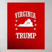 VIRGINIA VOOR TRUMP POSTER (Voorkant)