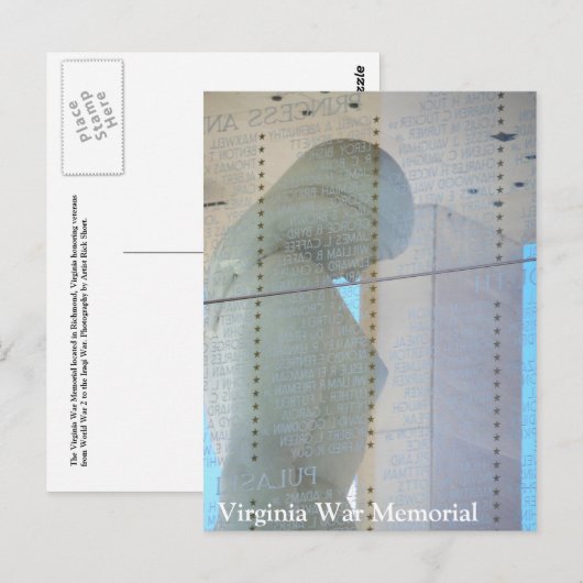 Virginia War Memorial Briefkaart - Richmond, Virgi (Voorkant / Achterkant)