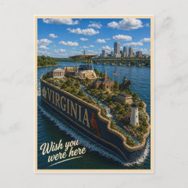 Virginia | Was je maar hier | State Serie Briefkaart