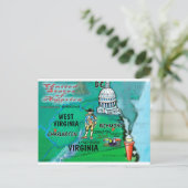 Virginia West Virginia USA Briefkaart (Staand voorkant)