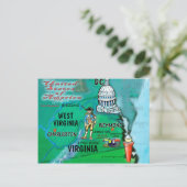 Virginia West Virginia USA Briefkaart (Staand voorkant)