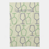 Virginia Wine Glass Kitchen Towels Theedoek (Verticaal)