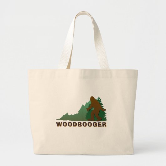 Virginia Woodbooger Grote Tote Bag (Voorkant)