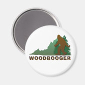 Virginia Woodbooger Magneet (Voorkant / Achterkant)