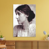 Virginia Woolf, 1902 Canvas Afdruk (Insitu (Woonkamer))
