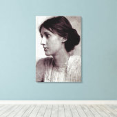 Virginia Woolf, 1902 Canvas Afdruk (Insitu (Houten vloer))