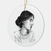 Virginia Woolf 2004 Ink Drawing!! Keramisch Ornament (Links)