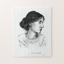 Virginia Woolf 2004 Ink Portrait Mark Westerfield Legpuzzel