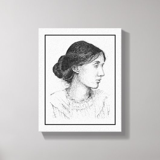 Virginia Woolf 2004 Mark Edward Westerfield Canvas Afdruk (Voorkant)