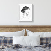 Virginia Woolf 2004 Mark Edward Westerfield Canvas Afdruk (Insitu (Slaapkamer))