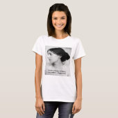 Virginia Woolf Anonymous was een vrouwencitaat T-shirt (Voorkant volledig)