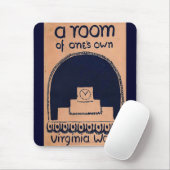 Virginia Woolf Book Hoesje A Room of One Muismat (Met muis)