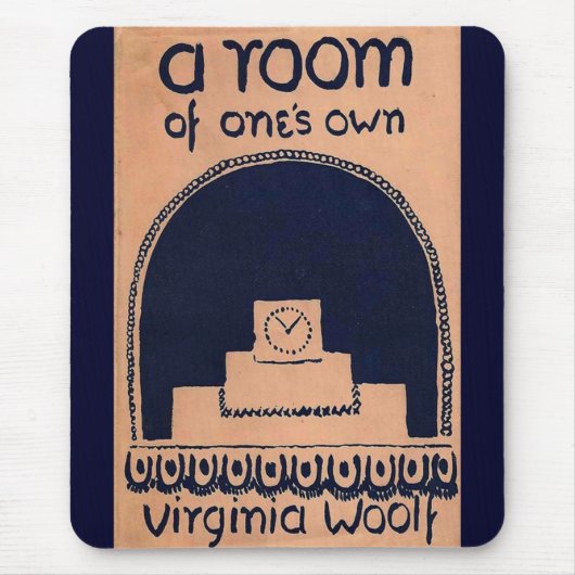 Virginia Woolf Book Hoesje A Room of One Muismat (Voorkant)