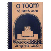 Virginia Woolf Book Hoesje A Room of One Notitieboek (Voorkant)