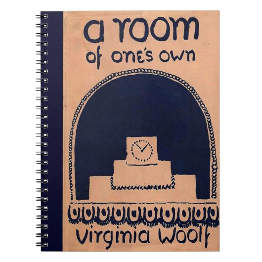 Virginia Woolf Book Hoesje A Room of One Notitieboek (Voorkant)